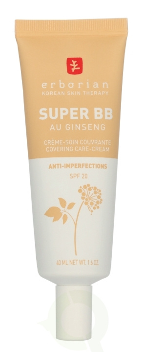 Erborian Super BB Covering Care-Cream SPF20 40 ml Nude i gruppen HELSE OG SKJØNNHET / Hudpleie / Ansikt / Dagkrem hos TP E-commerce Nordic AB (D33057)