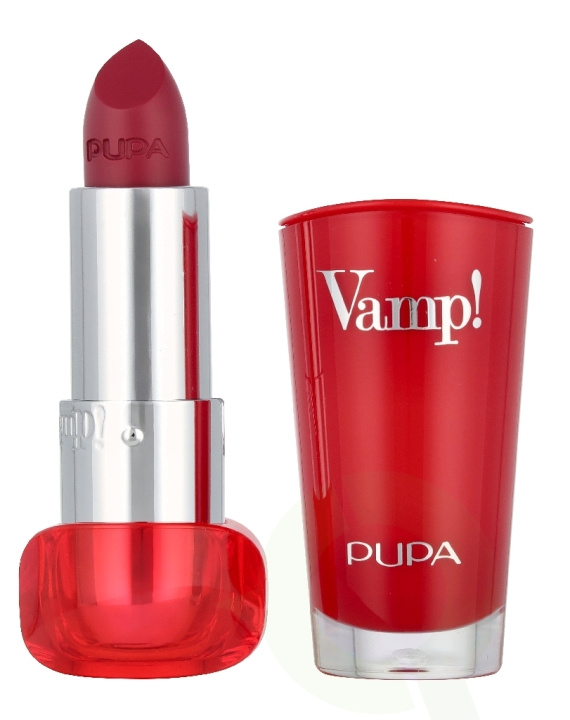 Pupa Milano Pupa Vamp! Extreme Colour Lipstick 3.5 g #201 Black Cherry i gruppen HELSE OG SKJØNNHET / Makeup / Lepper / Leppestift hos TP E-commerce Nordic AB (D33135)