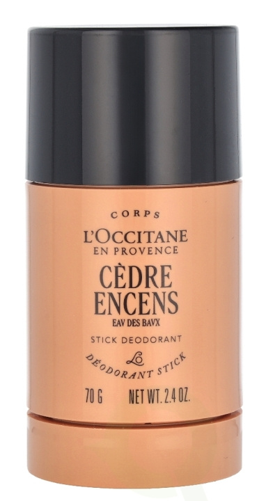 L\'Occitane Cedre Encens Deo Stick 70 g i gruppen HELSE OG SKJØNNHET / Duft og parfyme / Deodorant / Deo for han hos TP E-commerce Nordic AB (D33208)
