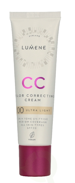 Lumene CC Color Correcting Cream SPF20 30 ml #00 i gruppen HELSE OG SKJØNNHET / Hudpleie / Soling / Solkrem hos TP E-commerce Nordic AB (D33248)