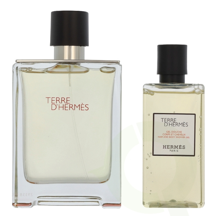 Hermes Terre D\'Hermes Giftset 180 ml Edt Spray 100ml/Shower Gel 80ml i gruppen HELSE OG SKJØNNHET / Gavesett / Gavesett for henne hos TP E-commerce Nordic AB (D33314)