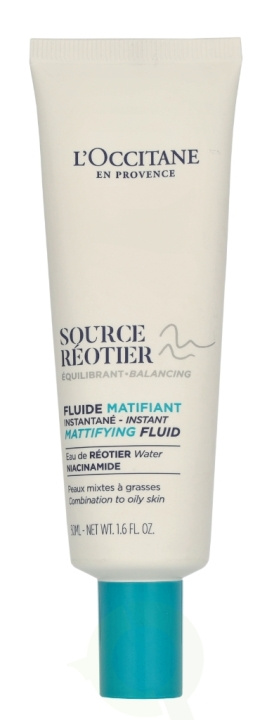 L\'Occitane Source Reotier Instant Mattifying Fluid 50 ml i gruppen HELSE OG SKJØNNHET / Hudpleie / Ansikt / Dagkrem hos TP E-commerce Nordic AB (D33457)