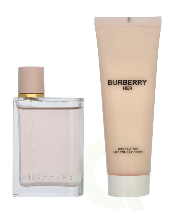Burberry Her Giftset 125 ml Edp Spray 50ml/Body Lotion 75ml i gruppen HELSE OG SKJØNNHET / Duft og parfyme / Parfyme / Parfyme for henne hos TP E-commerce Nordic AB (D33498)