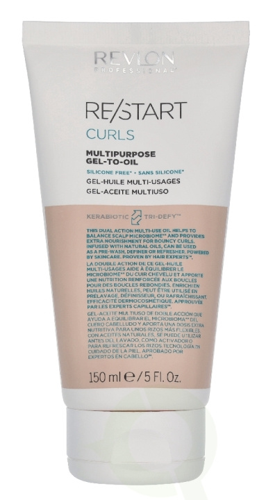 Revlon Re/Start Curls Multipurpose Get-To-Oil 150 ml i gruppen HELSE OG SKJØNNHET / Hudpleie / Ansikt / Ansiktsolje hos TP E-commerce Nordic AB (D33545)