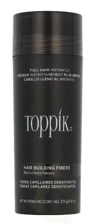 Toppik Hair Building Fibers - Black 27.5 g i gruppen HELSE OG SKJØNNHET / Hår & styling / Hårstyling hos TP E-commerce Nordic AB (D33668)
