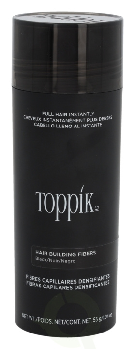 Toppik Hair Building Fibers - Black 55 g i gruppen HELSE OG SKJØNNHET / Hår & styling / Hårstyling hos TP E-commerce Nordic AB (D33669)