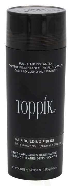 Toppik Hair Building Fibers - Dark Brown 27.5 g i gruppen HELSE OG SKJØNNHET / Hår & styling / Hårstyling hos TP E-commerce Nordic AB (D33670)