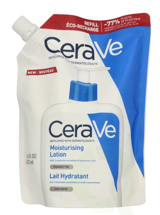 Cerave Moisturising Lotion Eco Refill 473 ml i gruppen HELSE OG SKJØNNHET / Hudpleie / Kroppspleie / Body lotion hos TP E-commerce Nordic AB (D33677)