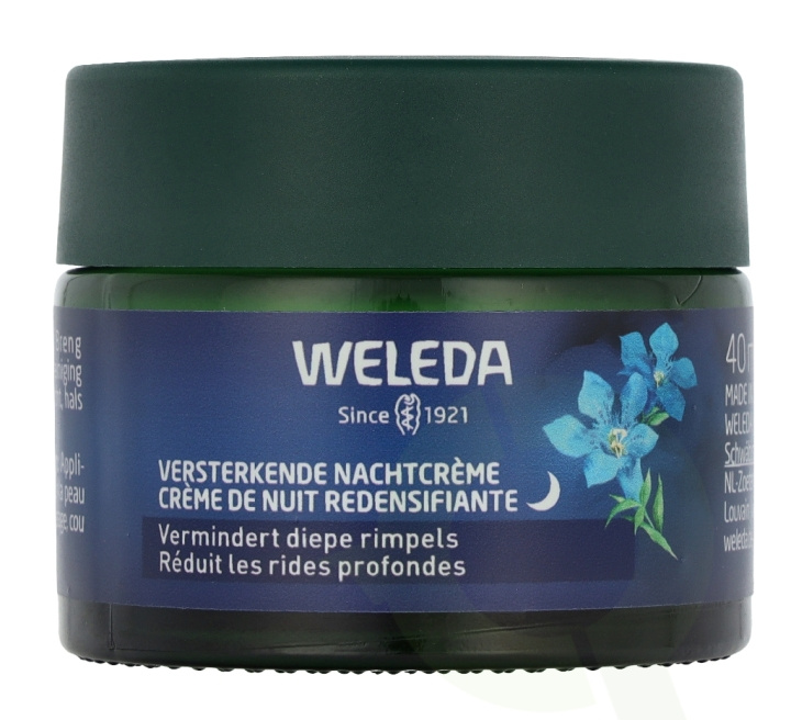 Weleda Blue Gentian & Edelweiss Strengthening Night Cream 40 ml i gruppen HELSE OG SKJØNNHET / Hudpleie / Ansikt / Nattkrem hos TP E-commerce Nordic AB (D33716)