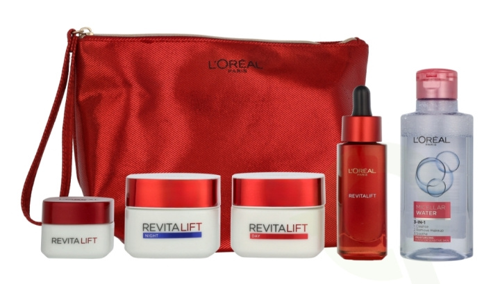 L\'Oreal Revitalift Trex Oap Classic Bag 240 ml Micellar Water 95 ml / Serum 30 ml / Day Cream 50 ml / Night Cream 50 ml / Eye Cream 15 ml i gruppen HELSE OG SKJØNNHET / Hudpleie / Ansikt / Dagkrem hos TP E-commerce Nordic AB (D33751)
