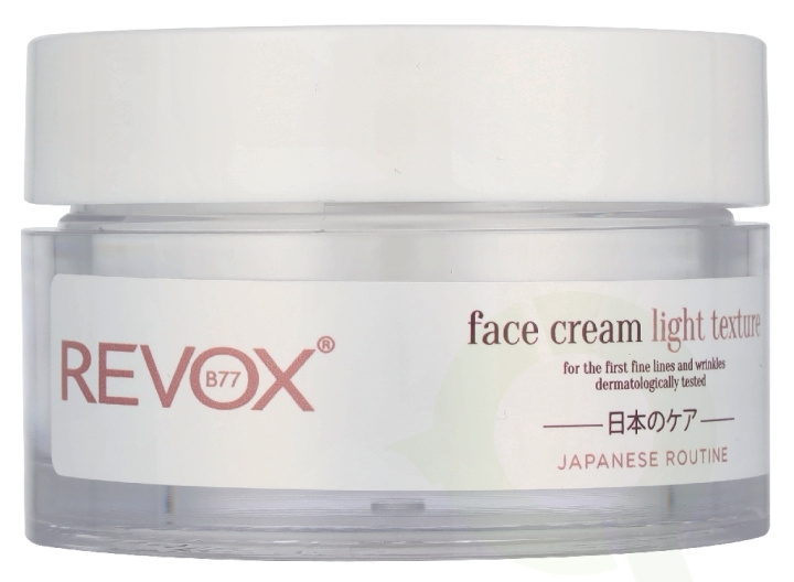 Revox B77 Japanese Ritual Face Cream Light Texture 50 ml i gruppen HELSE OG SKJØNNHET / Hudpleie / Ansikt / Dagkrem hos TP E-commerce Nordic AB (D33775)