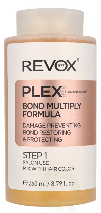 Revox B77 Plex Bond Multiply Formula 260 ml i gruppen HELSE OG SKJØNNHET / Hår & styling / Hårpleie / Hårfarge hos TP E-commerce Nordic AB (D33819)
