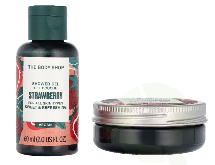 The Body Shop G1 Strawberry Giftset 140 ml Shower Gel 60ml/Body Butter 50ml/Hand Cream 30ml i gruppen HELSE OG SKJØNNHET / Hudpleie / Kroppspleie / Bad- og dusjkrem hos TP E-commerce Nordic AB (D33895)