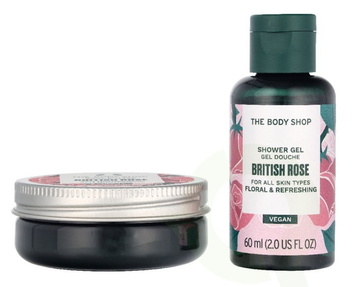 The Body Shop G1 Intro British Rose Giftset 140 ml Shower Gel 60ml/Body Butter 50ml/Hand Cream 30ml i gruppen HELSE OG SKJØNNHET / Gavesett / Gavesett for henne hos TP E-commerce Nordic AB (D33899)
