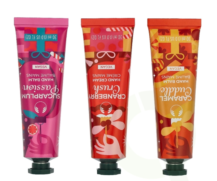 The Body Shop G2 Protect & Soften Hand Balm Trio Set 90 ml Almond Milk Hand Balm 30ml/ Avocado Hand Balm 30ml/ Shea Hand Balm 30ml i gruppen HELSE OG SKJØNNHET / Gavesett / Gavesett for henne hos TP E-commerce Nordic AB (D33902)