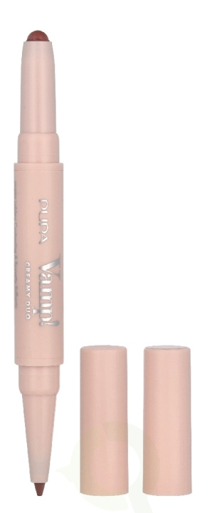 Pupa Milano Pupa Vamp! Creamy Duo Lip Pencil 1 g #005 Deep Nude / Lipstick 0,8g / Lip Pencil 0,2g i gruppen HELSE OG SKJØNNHET / Makeup / Lepper / Leppepenn hos TP E-commerce Nordic AB (D33911)