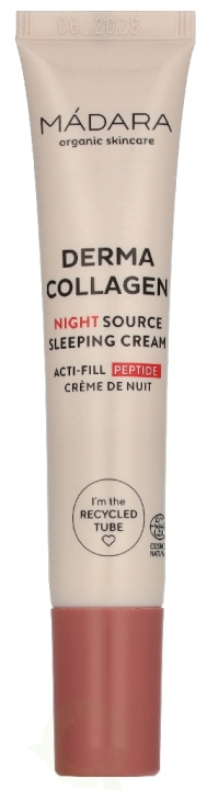 Madara Derma Collagen Night Source Sleeping Cream 15 ml i gruppen HELSE OG SKJØNNHET / Hudpleie / Ansikt / Nattkrem hos TP E-commerce Nordic AB (D33945)