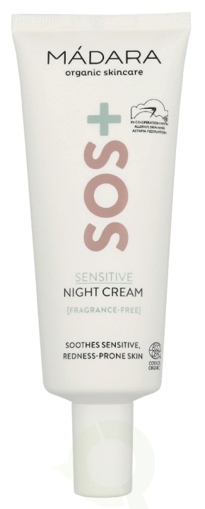 Madara Sos+ Sensitive Night Cream 70 ml i gruppen HELSE OG SKJØNNHET / Hudpleie / Ansikt / Nattkrem hos TP E-commerce Nordic AB (D34013)
