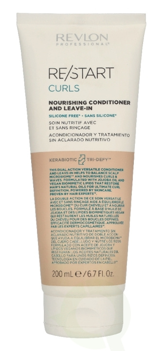 Revlon Re/Start Curls Nourishing Conditioner And Leave-In 200 ml i gruppen HELSE OG SKJØNNHET / Hår & styling / Hårpleie / Balsam hos TP E-commerce Nordic AB (D34135)