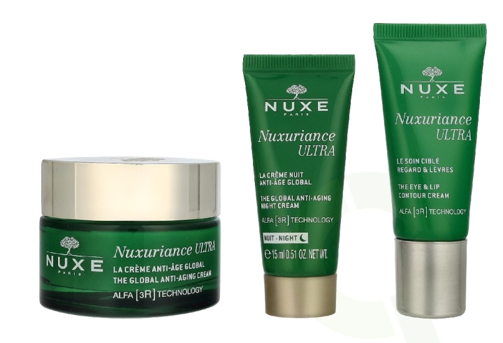 Nuxe Nuxuriance Ultra Set 80 ml Cream 50ml/ Eye 15ml/Night Cream 15ml i gruppen HELSE OG SKJØNNHET / Hudpleie / Ansikt / Dagkrem hos TP E-commerce Nordic AB (D34200)