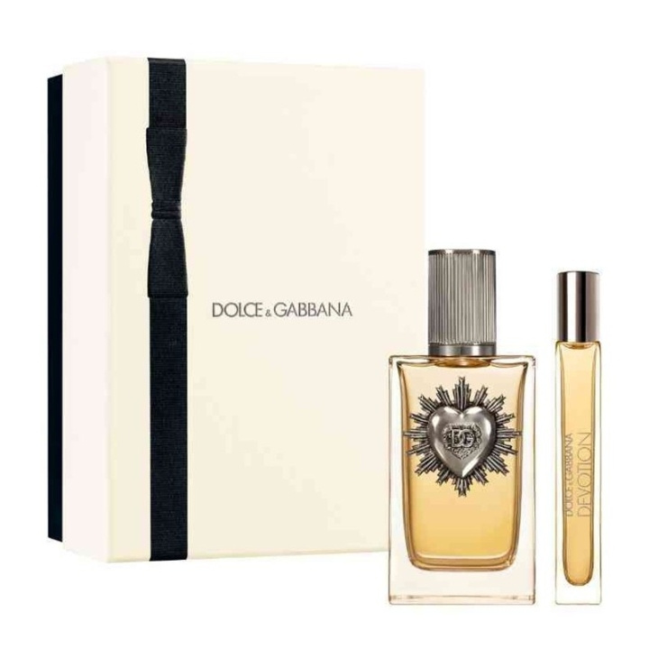 Dolce & Gabbana Giftset Dolce & Gabbana Devotion Pour Homme Edp 100ml + Edp 10ml i gruppen HELSE OG SKJØNNHET / Duft og parfyme / Parfyme / Parfyme for han hos TP E-commerce Nordic AB (D34272)