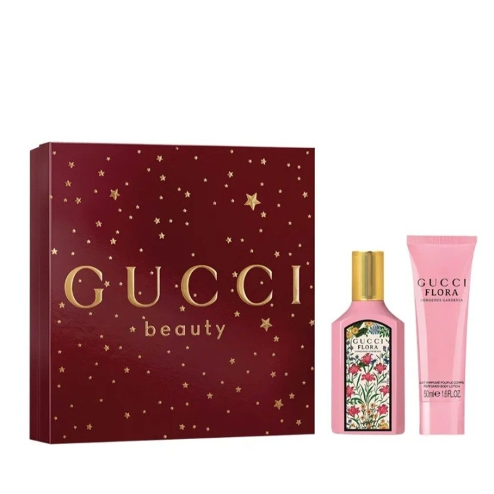 Gucci Giftset Gucci Flora Gorgeous Gardenia Edp 50ml + Body Lotion 50ml i gruppen HELSE OG SKJØNNHET / Gavesett / Gavesett for henne hos TP E-commerce Nordic AB (D34275)