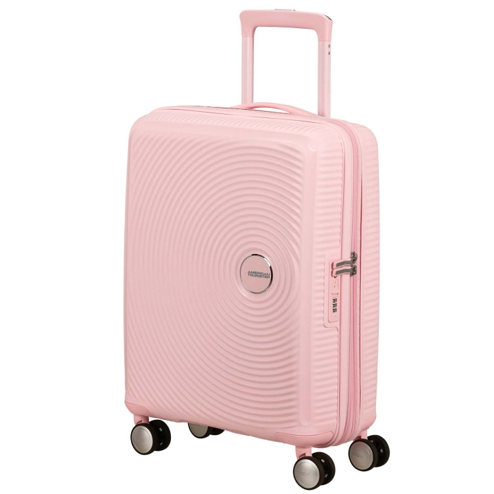 American Tourister Kabinväska Soundbox 55 Pastel Pink i gruppen SPORT, FRITID & HOBBY / Reise / Kofferter hos TP E-commerce Nordic AB (D34320)