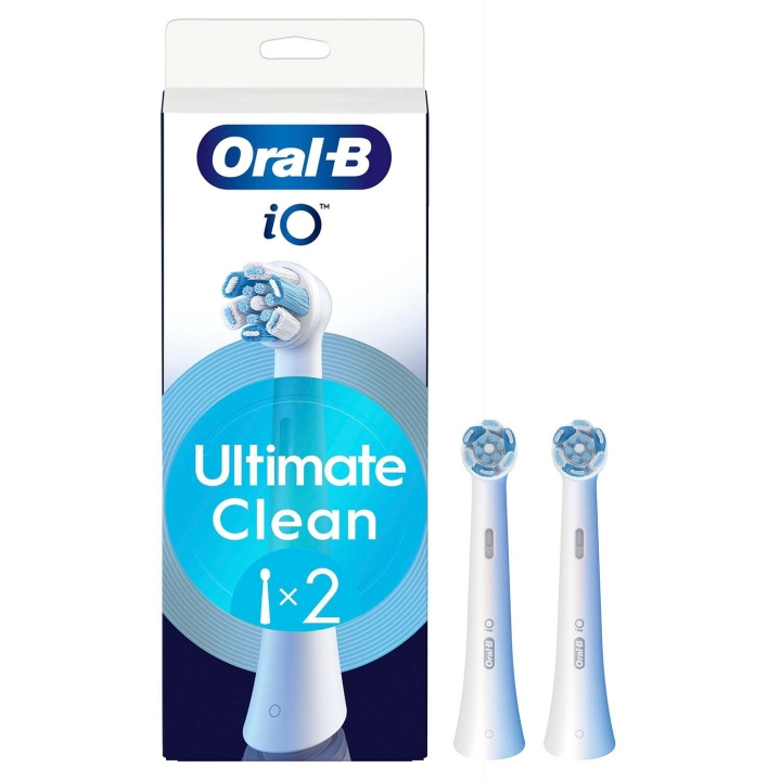 Oral B Borsthuvud iO Ultimate Clean 2st i gruppen HELSE OG SKJØNNHET / Munnpleie / Elektriske tannbørster tilbehør hos TP E-commerce Nordic AB (D34348)