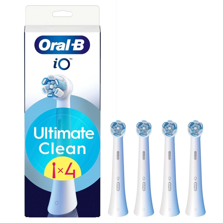 Oral B Borsthuvud iO Ultimate Clean 4st i gruppen HELSE OG SKJØNNHET / Munnpleie / Elektriske tannbørster tilbehør hos TP E-commerce Nordic AB (D34349)