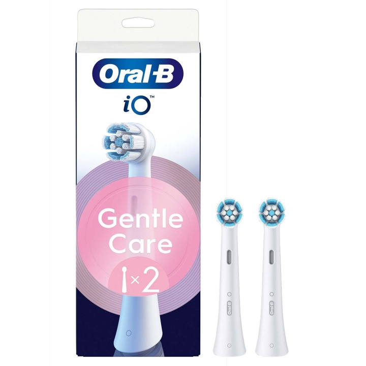 Oral B Borsthuvud iO Gentle Care 2st i gruppen HELSE OG SKJØNNHET / Munnpleie / Elektriske tannbørster tilbehør hos TP E-commerce Nordic AB (D34352)
