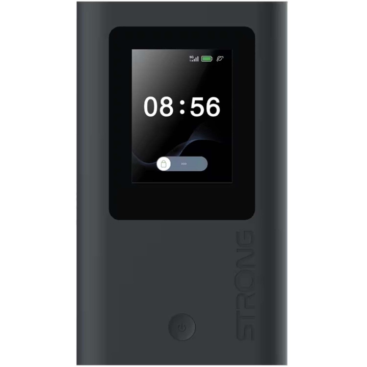 Strong 5G MiFi Hotspot 3,4 Gbit/s WiFi 6 AX1800 med display i gruppen Datautstyr / Nettverk / Extenders hos TP E-commerce Nordic AB (D34364)