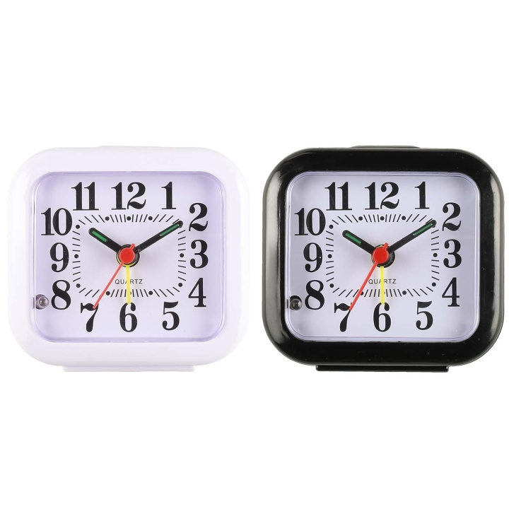 4Living Väckarklocka 8x3x7,5cm 1XAA 1,5V Svart/Vit 5+5 Pack i gruppen Elektronikk / Lyd & Bilde / Hjemmekino, HiFi og bærbar / Radio & Vekkerklokker hos TP E-commerce Nordic AB (D34398)