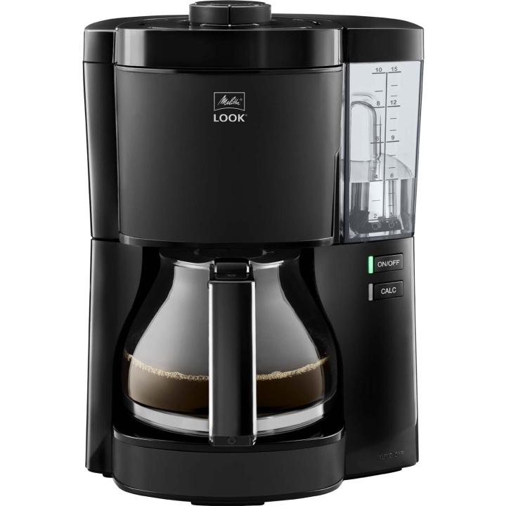 Melitta Kaffebryggare LOOK 1,25l AromaSelector® Svart i gruppen HJEM, HUS OG HAGE / Husholdningsapparater / Kaffe og espresso / Kaffetraktere hos TP E-commerce Nordic AB (D34400)