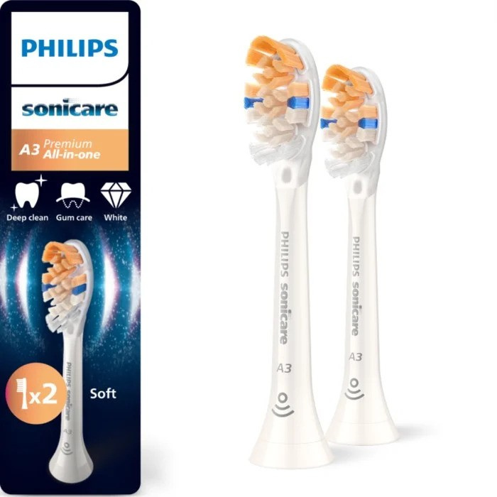 Philips Borsthuvud Sonicare Premium All-in-One 2st HX9092/87 i gruppen HELSE OG SKJØNNHET / Munnpleie / Elektriske tannbørster tilbehør hos TP E-commerce Nordic AB (D34478)