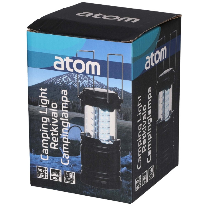 Atom Camping Lykta 30 LED i gruppen SPORT, FRITID & HOBBY / Friluftsliv / Campinglamper hos TP E-commerce Nordic AB (D34490)