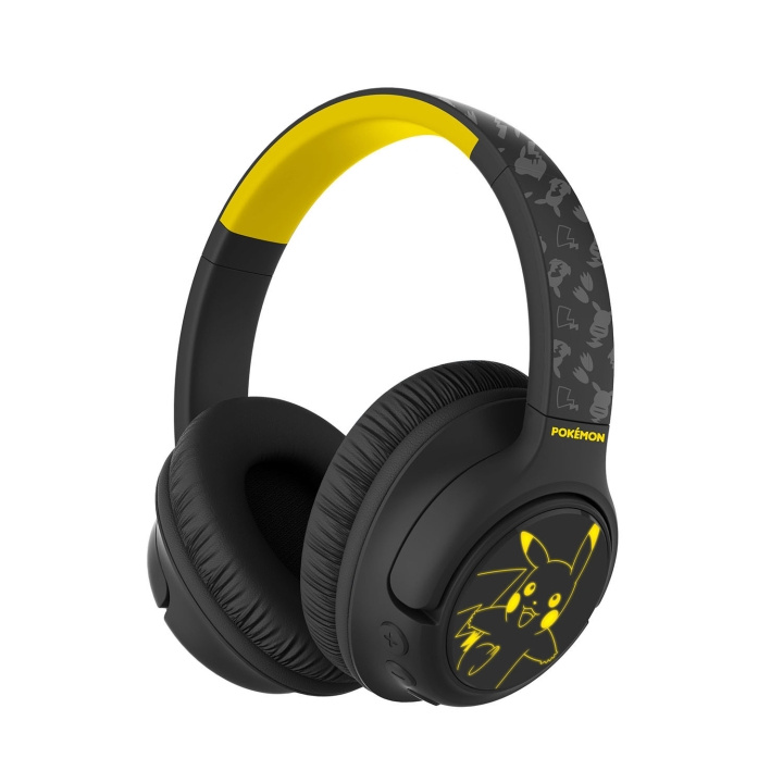 Pokémon Hodetelefon Pikachu Over-Ear Trådløs Led Lys Lyddelning i gruppen Elektronikk / Lyd & Bilde / Hodetelefoner & Tilbehør / Hodetelefoner hos TP E-commerce Nordic AB (D34508)
