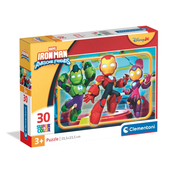 Clementoni Puslespill 30 Pcs Iron-Man and His Awesome Friends i gruppen SPORT, FRITID & HOBBY / Hobby / Puslespill hos TP E-commerce Nordic AB (D34521)