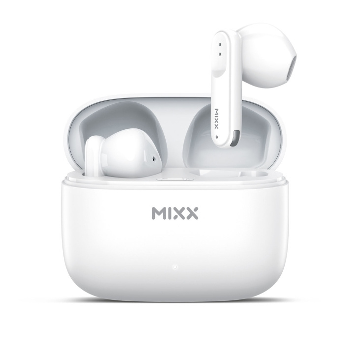 MIXX Hodetelefon Switch A7 In-Ear Tws Hvit i gruppen Elektronikk / Lyd & Bilde / Hodetelefoner & Tilbehør / Hodetelefoner hos TP E-commerce Nordic AB (D34749)