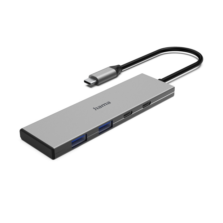 Hama USB-C Hub USB 3.2 Gen2 2xUSB-C + 2xUSB-A 10 Gbit/S PD Aluminium i gruppen Datautstyr / Datamaskin Tilbehør / USB-Hubs hos TP E-commerce Nordic AB (D34752)