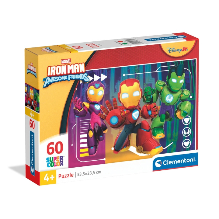 Clementoni Puslespill 60 Pcs Marvel Iron-Man i gruppen LEKER, BARN OG BABY / Leker / Barnas puslespill hos TP E-commerce Nordic AB (D34785)