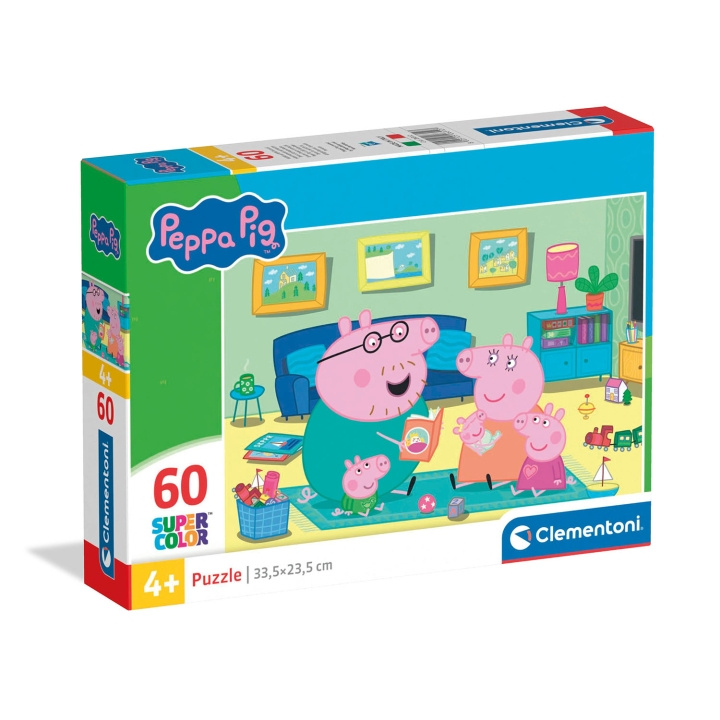 Clementoni Puslespill 60 Pcs Peppa Pig i gruppen LEKER, BARN OG BABY / Leker / Barnas puslespill hos TP E-commerce Nordic AB (D34787)