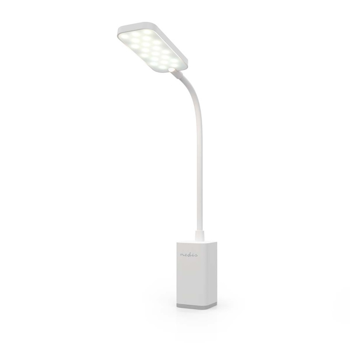 Nedis LED bordlampe | Dimbar | 1 Lysmodus | 90 lm | Oppladningsbar | Touch Function | Hvit i gruppen LEKER, BARN OG BABY / Barnerom / Belysning / Bordlamper hos TP E-commerce Nordic AB (D34915)