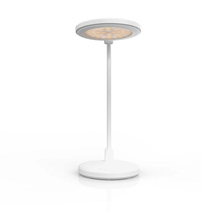 Nedis LED bordlampe | Dimbar | Integrert speil | 3 Lysmodi | 100 lm | Oppladningsbar | Touch Function | Hvit i gruppen LEKER, BARN OG BABY / Barnerom / Belysning / Bordlamper hos TP E-commerce Nordic AB (D34917)