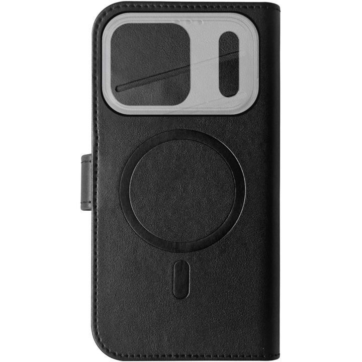 Celly Wallet Case MagSafe-kompatibel iPhone 17 Pro Max Svart i gruppen SMARTTELEFON & NETTBRETT / Mobilbeskyttelse / Apple / iPhone 17 hos TP E-commerce Nordic AB (D35014)