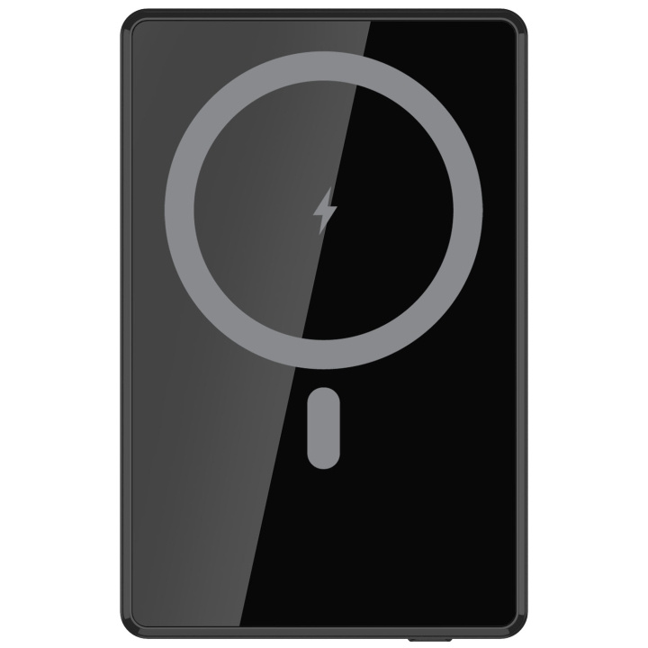 Celly Powerbank 5.000 mAh 15W MagSafe-kompatibel Svart i gruppen SMARTTELEFON & NETTBRETT / Ladere og Kabler / Powerbanks hos TP E-commerce Nordic AB (D35023)