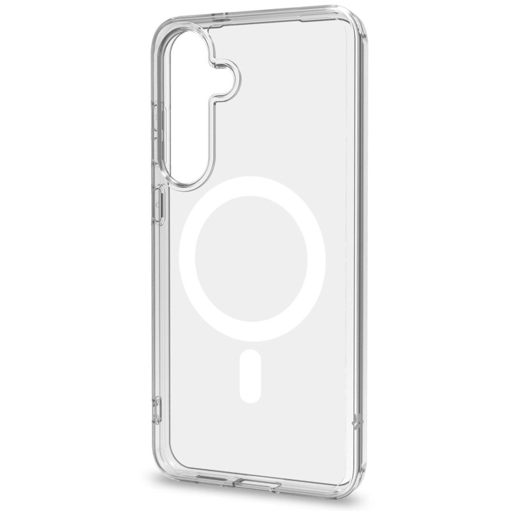 Celly Gelskinmag TPU Cover MagSafe-kompatibelt Galaxy S26+ 5G Transparent i gruppen SMARTTELEFON & NETTBRETT / Mobilbeskyttelse / Samsung hos TP E-commerce Nordic AB (D35052)