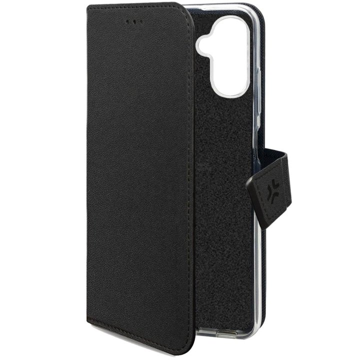 Celly Wally Wallet Case Galaxy A27 5G Svart i gruppen SMARTTELEFON & NETTBRETT / Mobilbeskyttelse / Samsung hos TP E-commerce Nordic AB (D35068)