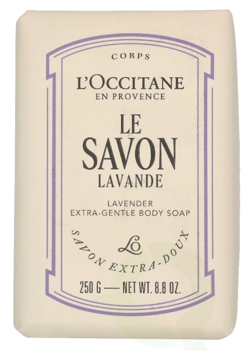 L\'Occitane Extra-Gentle Body Soap With Shea Butter 250 g Lavender i gruppen HELSE OG SKJØNNHET / Hudpleie / Kroppspleie / Body lotion hos TP E-commerce Nordic AB (D35232)