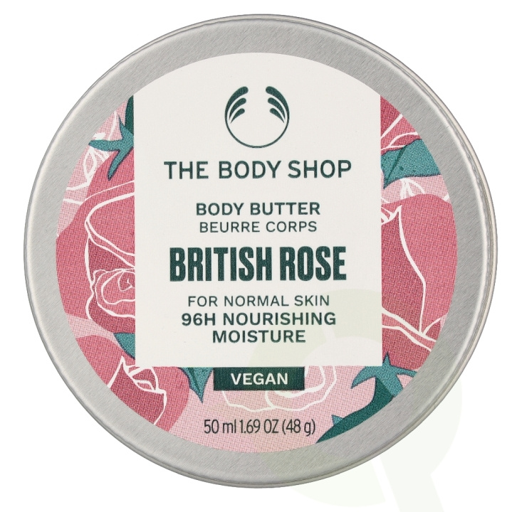 The Body Shop British Rose Body Butter 50 ml i gruppen HELSE OG SKJØNNHET / Hudpleie / Kroppspleie / Body lotion hos TP E-commerce Nordic AB (D35447)