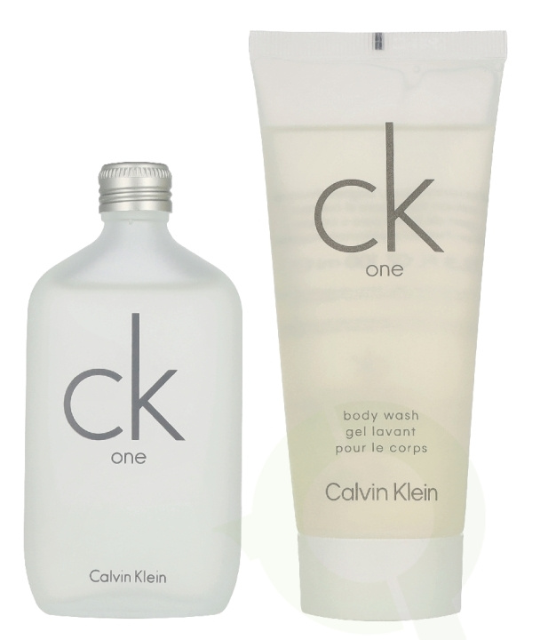 Calvin Klein CK One Giftset 150 ml Edt Spray 50ml/Shower Gel 100ml i gruppen HELSE OG SKJØNNHET / Duft og parfyme / Parfyme hos TP E-commerce Nordic AB (D35459)